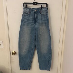 H&M Blue High Rise Women Jeans